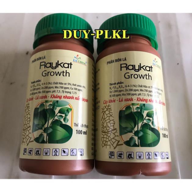 PHÂN BÓN LÁ RAYKAT GROWTH SINH HỌC - GIÚP CÂY KHOẺ- XANH LÁ.