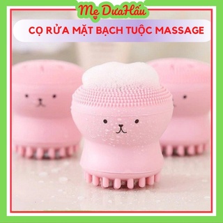Cọ rửa mặt bạch tuộc, cọ rửa mặt 2 đầu massage sạch mụn.