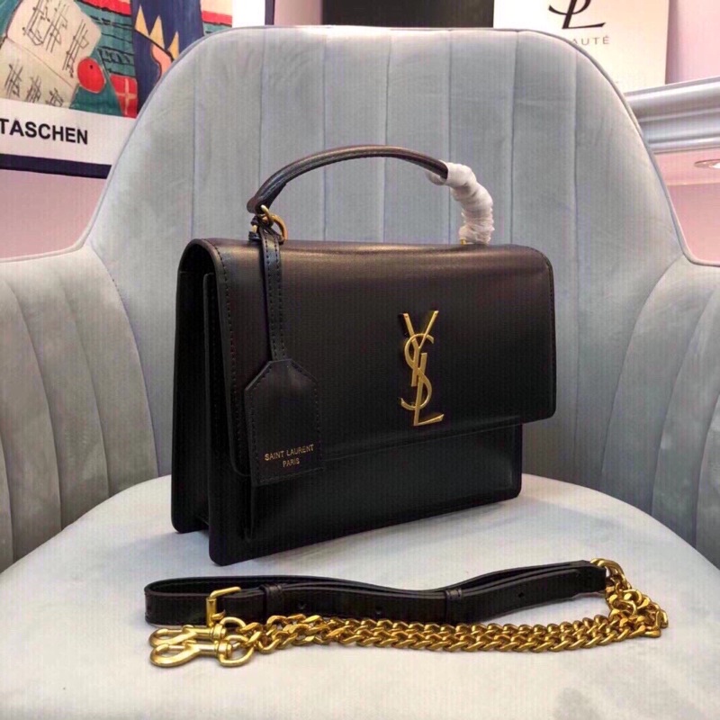 Túi xách nữ đeo chéo sành điệu da thật YSL Saint Laurent cao cấp có 2 màu