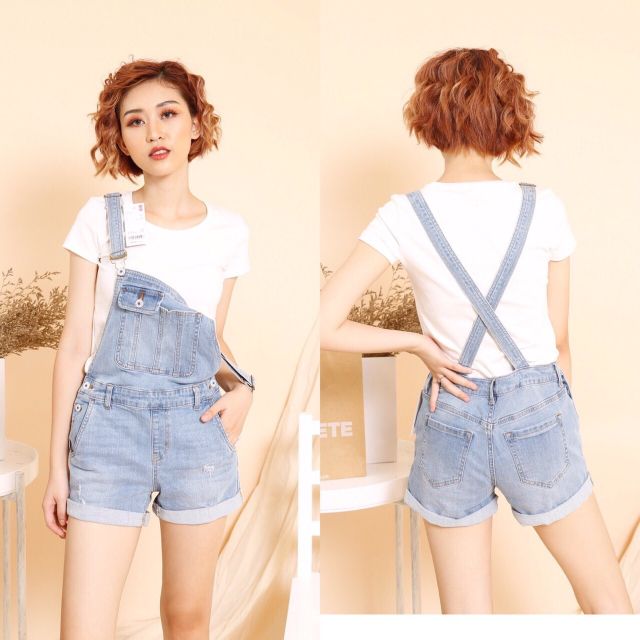 Yếm short bò rách nhẹ | BigBuy360 - bigbuy360.vn