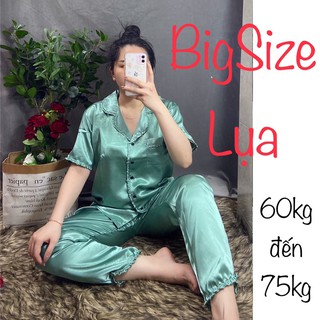 (BigSize Lụa) Đồ Bộ BigSize Pijama Lụa Bèo TNQD