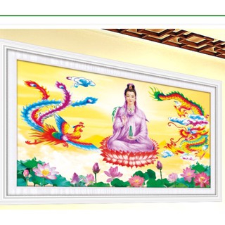 Tranh đính đá Phật Quan Âm Lg1332 chưa đính
