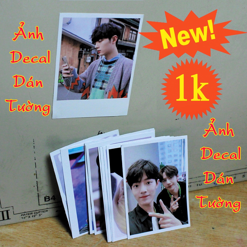 Ảnh Decal 1K  - In ảnh decal BTS  - in 9 Tặng 1 ảnh - kích thước 6x9
