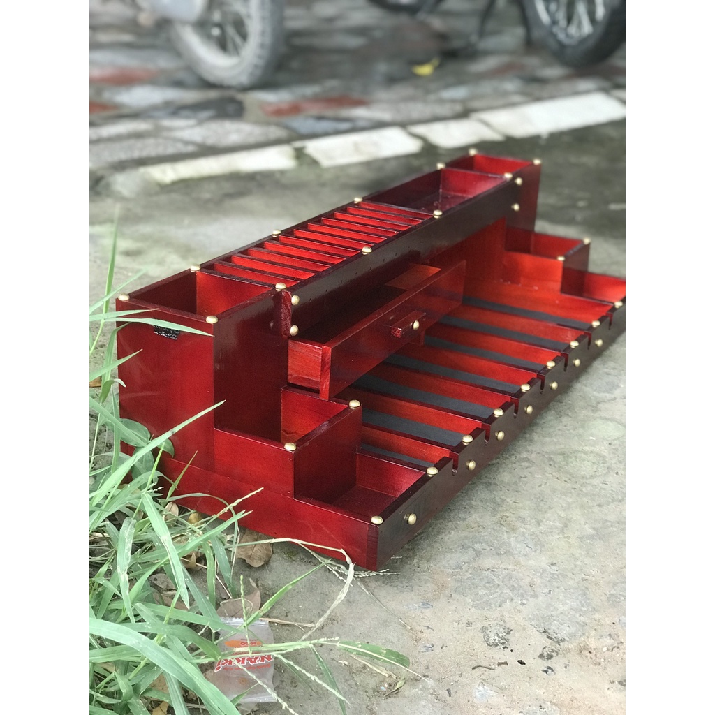 khay gỗ đựng tông đơ