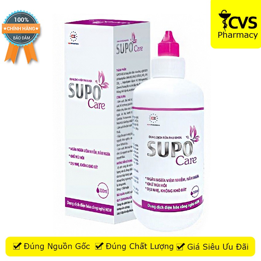 Dung Dịch Rửa Phụ Khoa SUPO Care / SUPOCARE - Ngăn Ngừa Nấm Ngứa - cvspharmacy