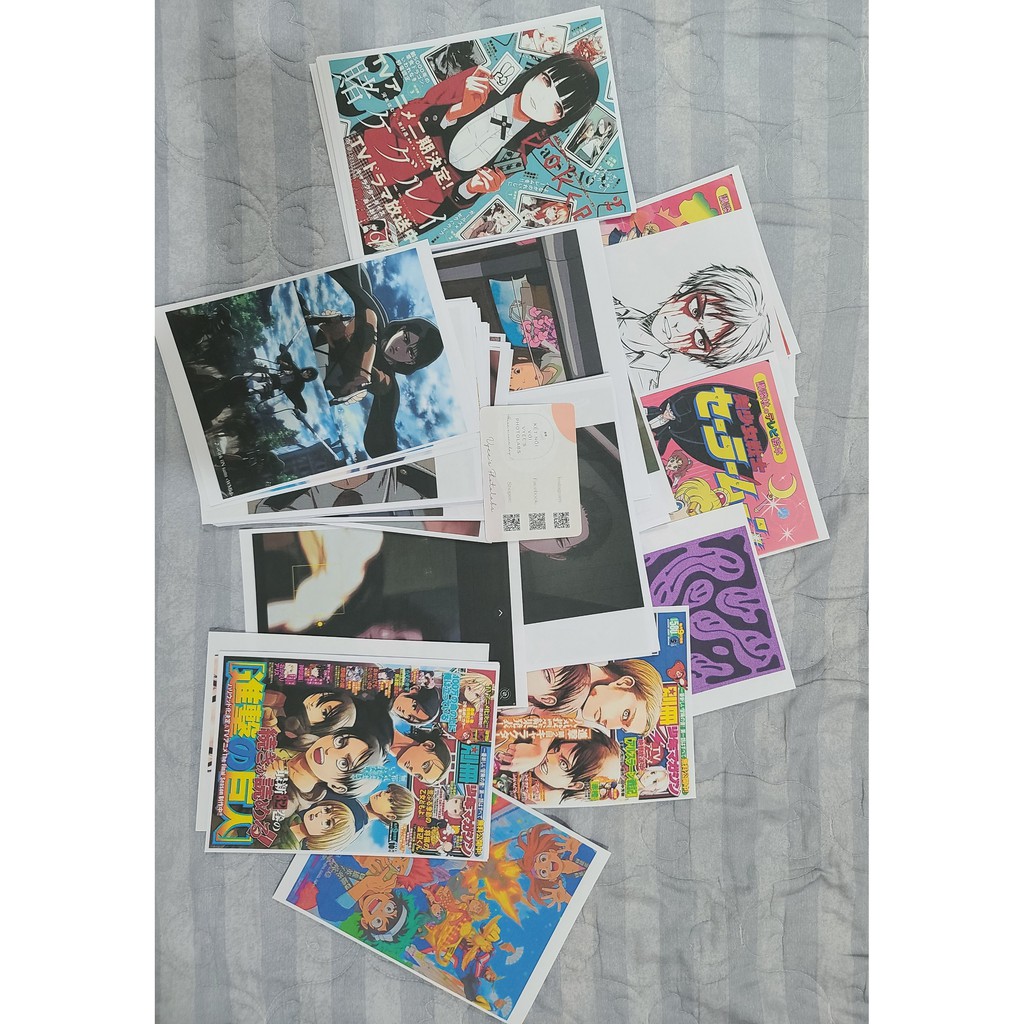 In ảnh manga/anime CÓ MÀU dán tường theo yêu cầu
