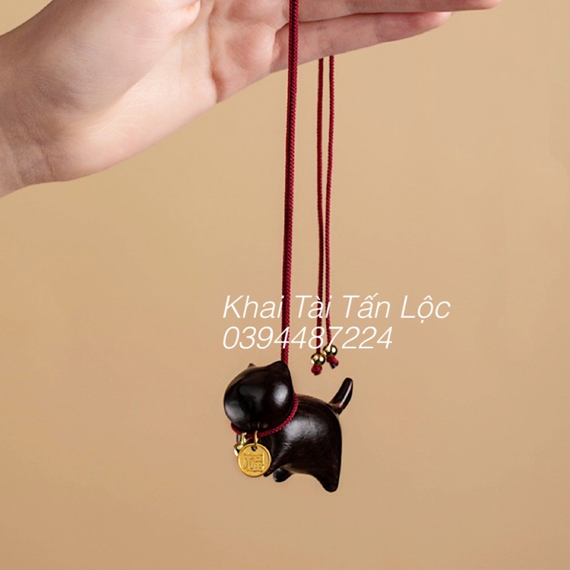 MÈO GỖ PHONG THUỶ TÀI LỘC , BÌNH AN VÀ MAY MẮN KÈM HỘP