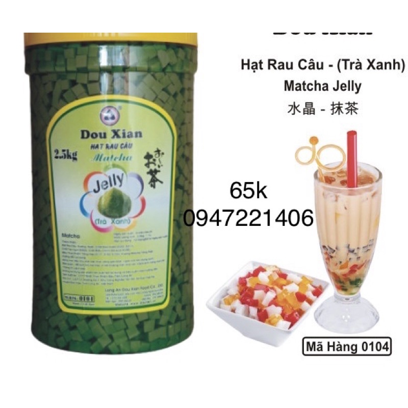 Hạt Rau Câu - Trà Xanh (Dou Xian) MH:0104