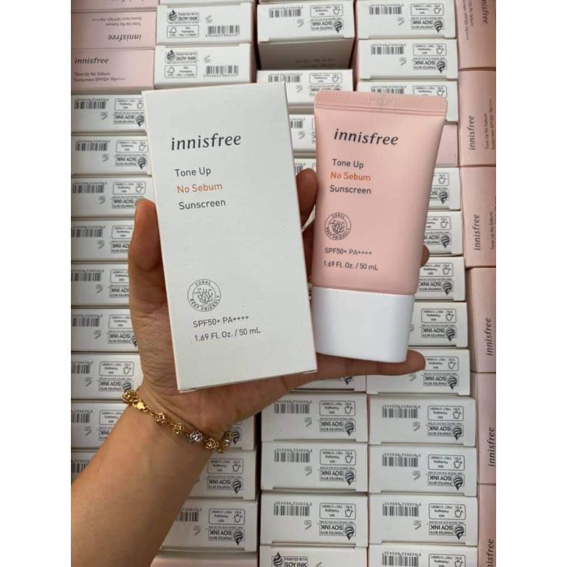 Kem chống nắng innisfree tone up no sebum Sunsreen