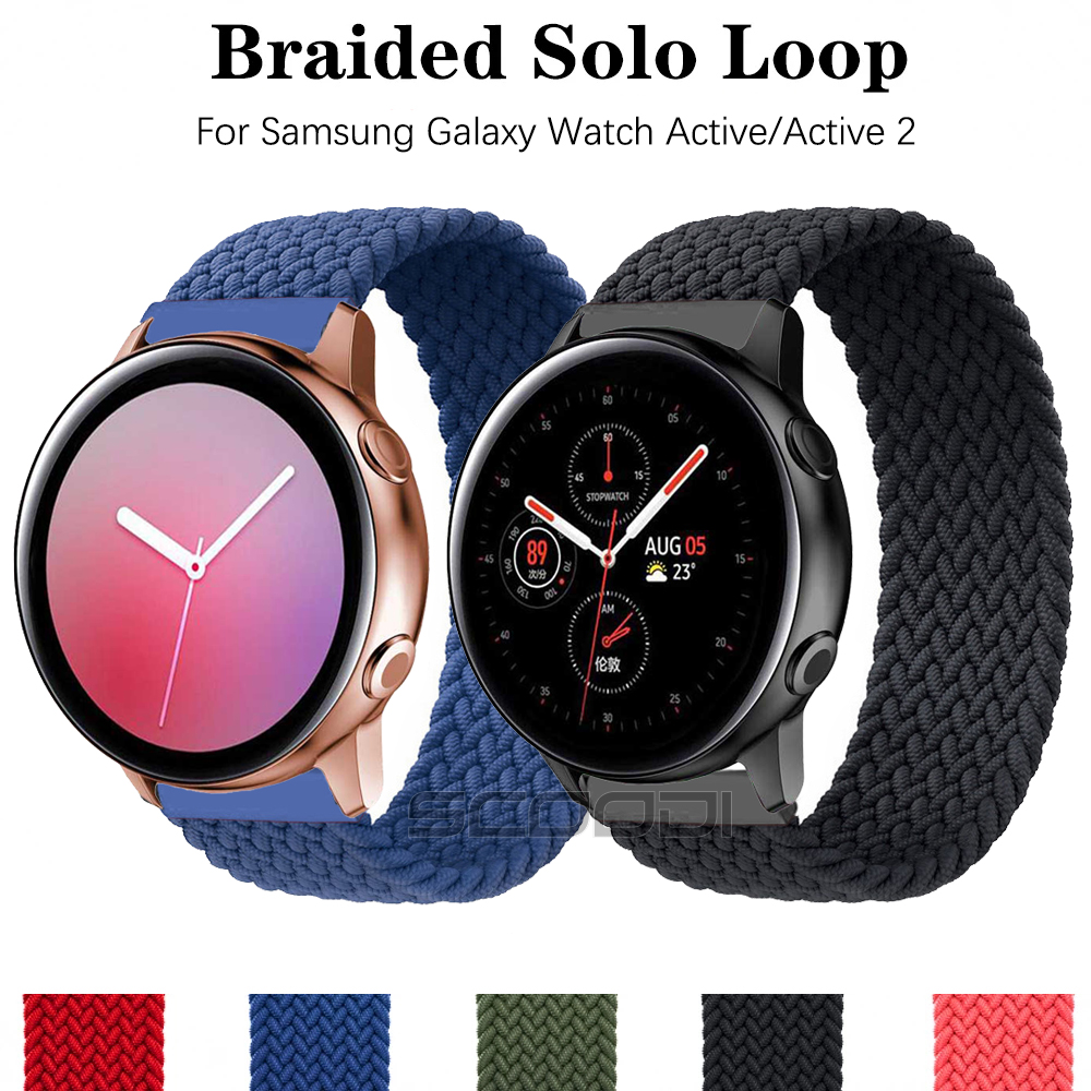 Dây đeo nylon dành cho đồng hồ thông minh Samsung Galaxy Active 1/2 40/44mm Galaxy Watch 42mm