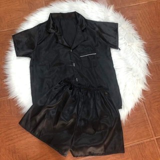 Bộ đồ ngủ lụa pijama ngắn