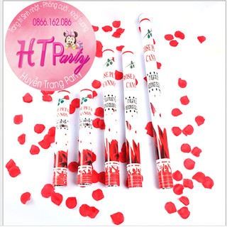 Pháo giấy phụt hoa hồng