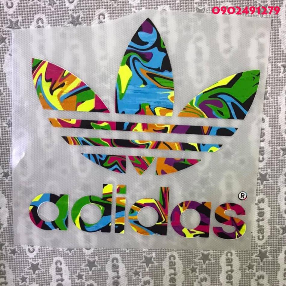 [Giá Sỉ] Hình ủi nhiệt - Mẫu Logo Adidas màu