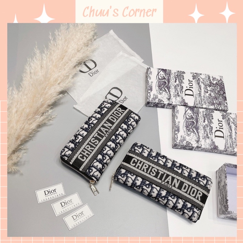 [Fullbox] Ví dài nữ cầm tay dior nhiều ngăn sang trọng cho nữ