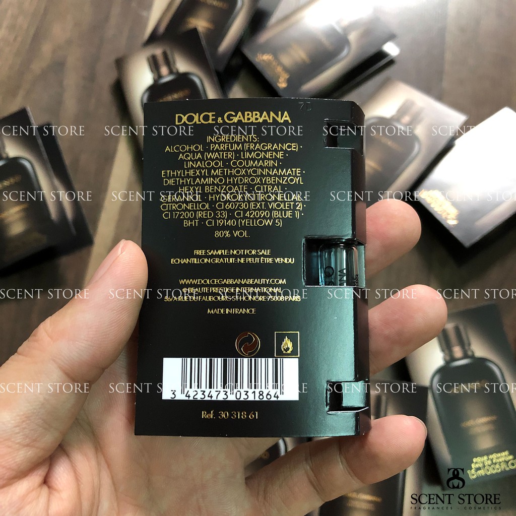 Scentstorevn - Vial chính hãng nước hoa D&G Intenso [1.5ml] | Thế Giới Skin Care