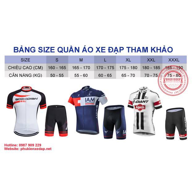 Bộ quần áo xe đạp Giant dài tay PKXD-927