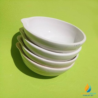 Bát sứ đựng mẫu chất