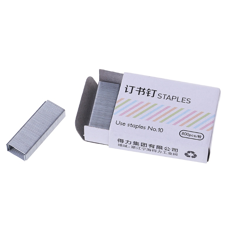 1 bộ kim bấm mini 3 màu sắc dùng cho văn phòng trường học