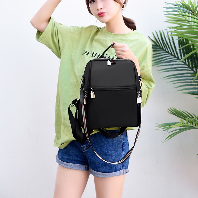 Ba Lô Vải Oxford Kiểu Dáng Đơn Giản Thời Trang Dành Cho Nữ