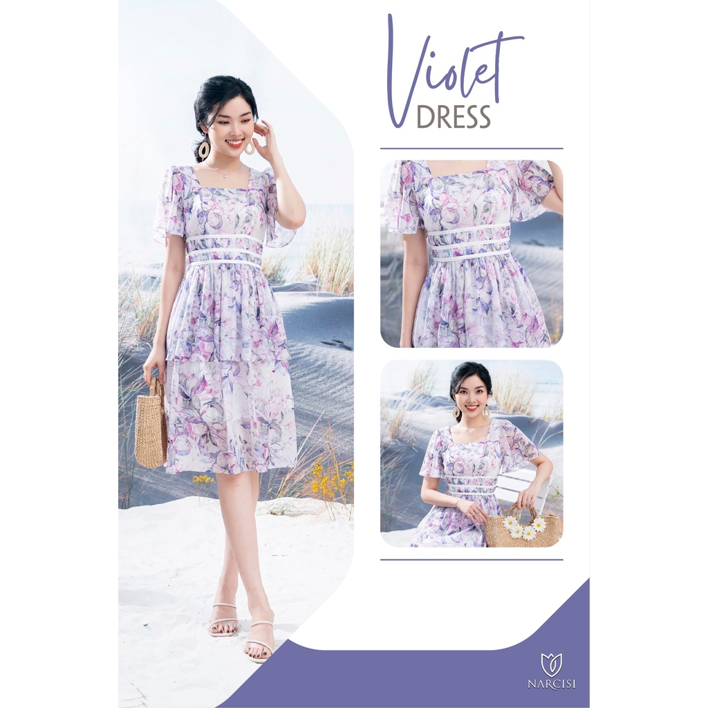 Váy Công Sở Violet Dress Narcisi M41981