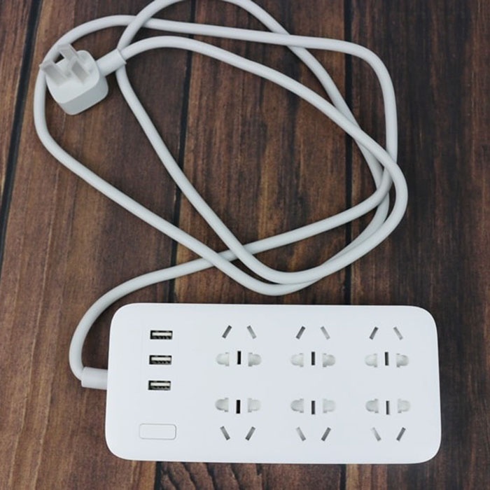 Ổ Cắm Điện Xiaomi Mi Power Strip 6 Cổng 3 USB