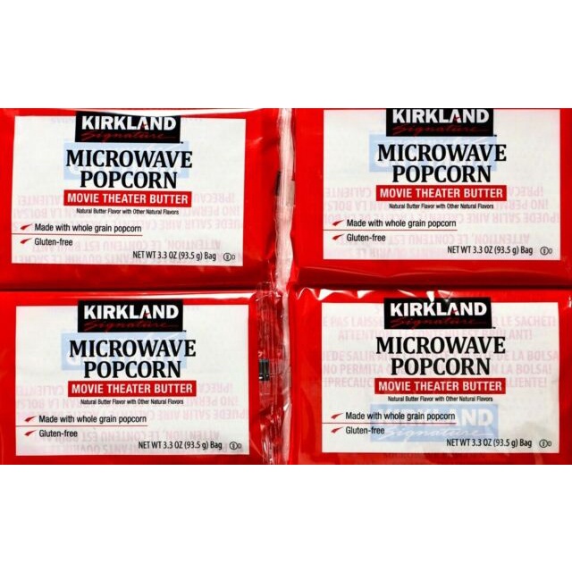 Ngô nổ bơ Microwave Popcorn hiệu Kirkland 93g - Mỹ