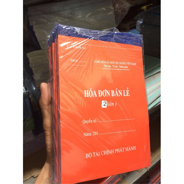 Hoá đơn bán lẻ A5  50-60 trang