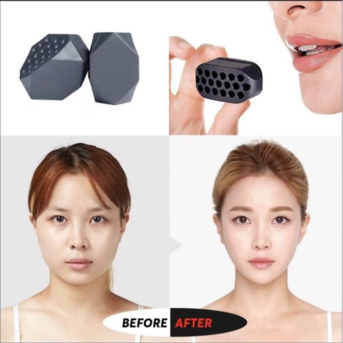 Dụng cụ tập cơ hàm & cơ mặt - Giảm mỡ mặt - Tạo hình nam tính - GYM - ALPHALINE - JAWLINER