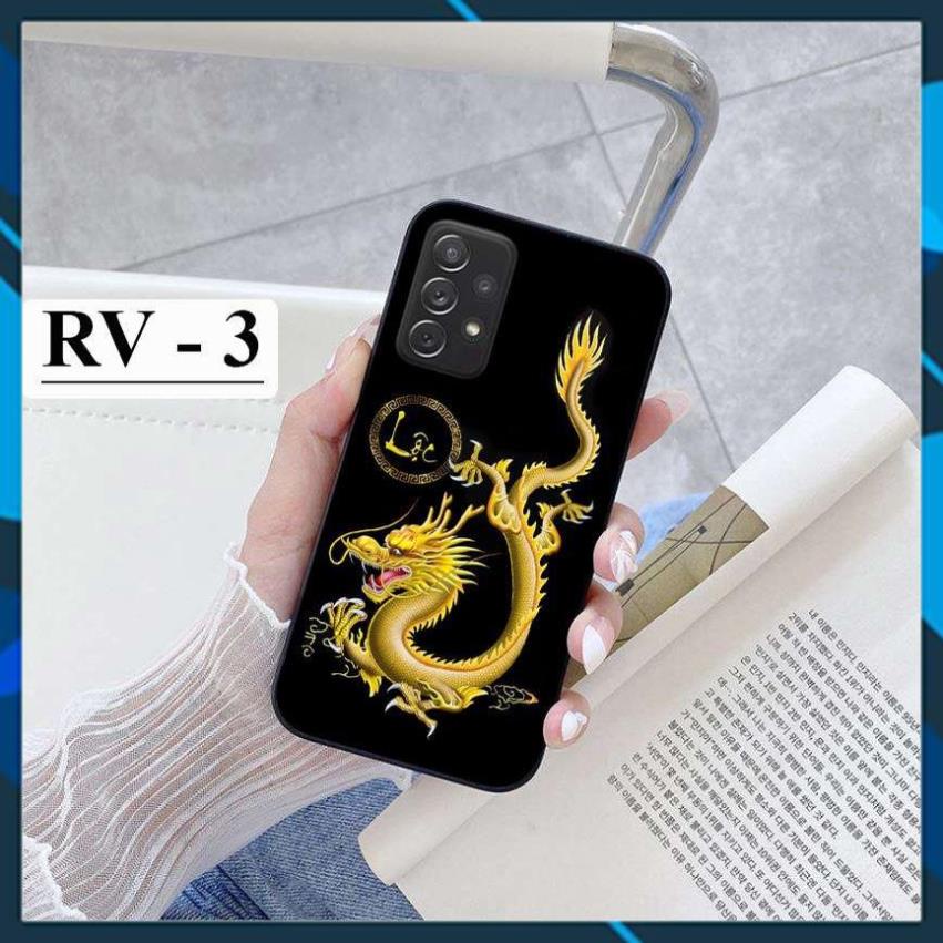 Ốp lưng kính điện thoại Samsung A04 5G - A04s - A22 4G - A22 5G - A32 4G - A32 5G - A52 4G - A72 4G in hình Rồng Phượng