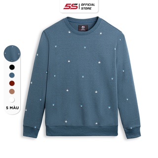 Áo Nỉ Nam Cổ Tròn 5S (3 màu), Chất Liệu Cotton Mềm Mịn, Không Bai Xù, Thiết Kế Trẻ Trung (ANI21007)