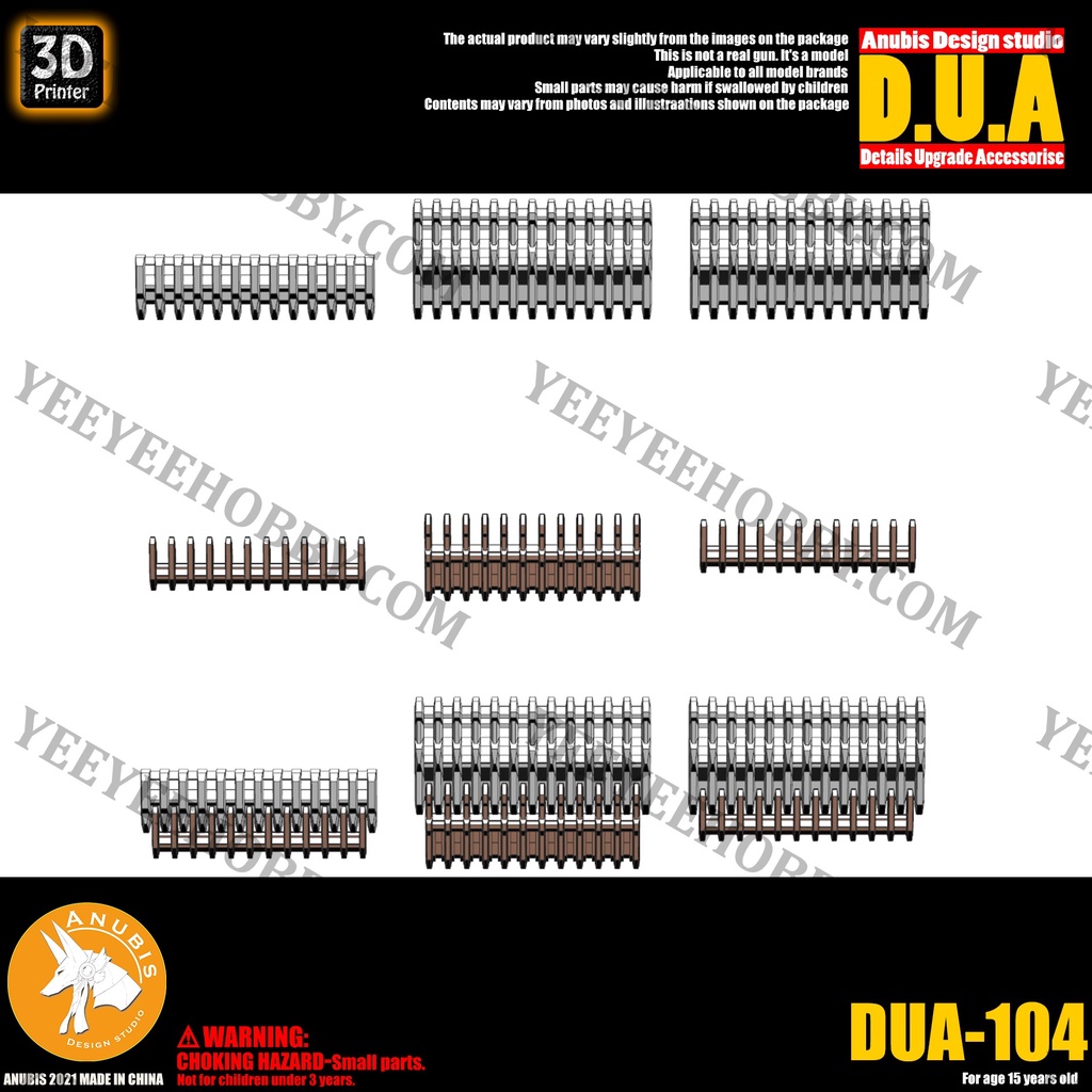 PHỤ KIỆN MOD ANUBIS - CHI TIẾT NHỰA MÔ HÌNH IN 3D DUA104
