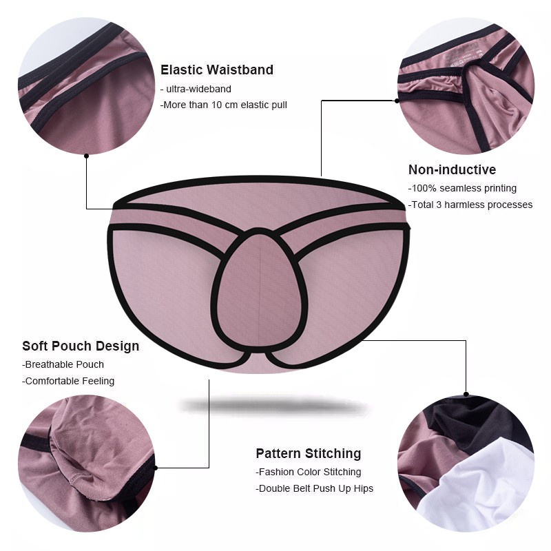 Quần lót mềm mại dạng lồi quyến rũ cho nam Ad7105