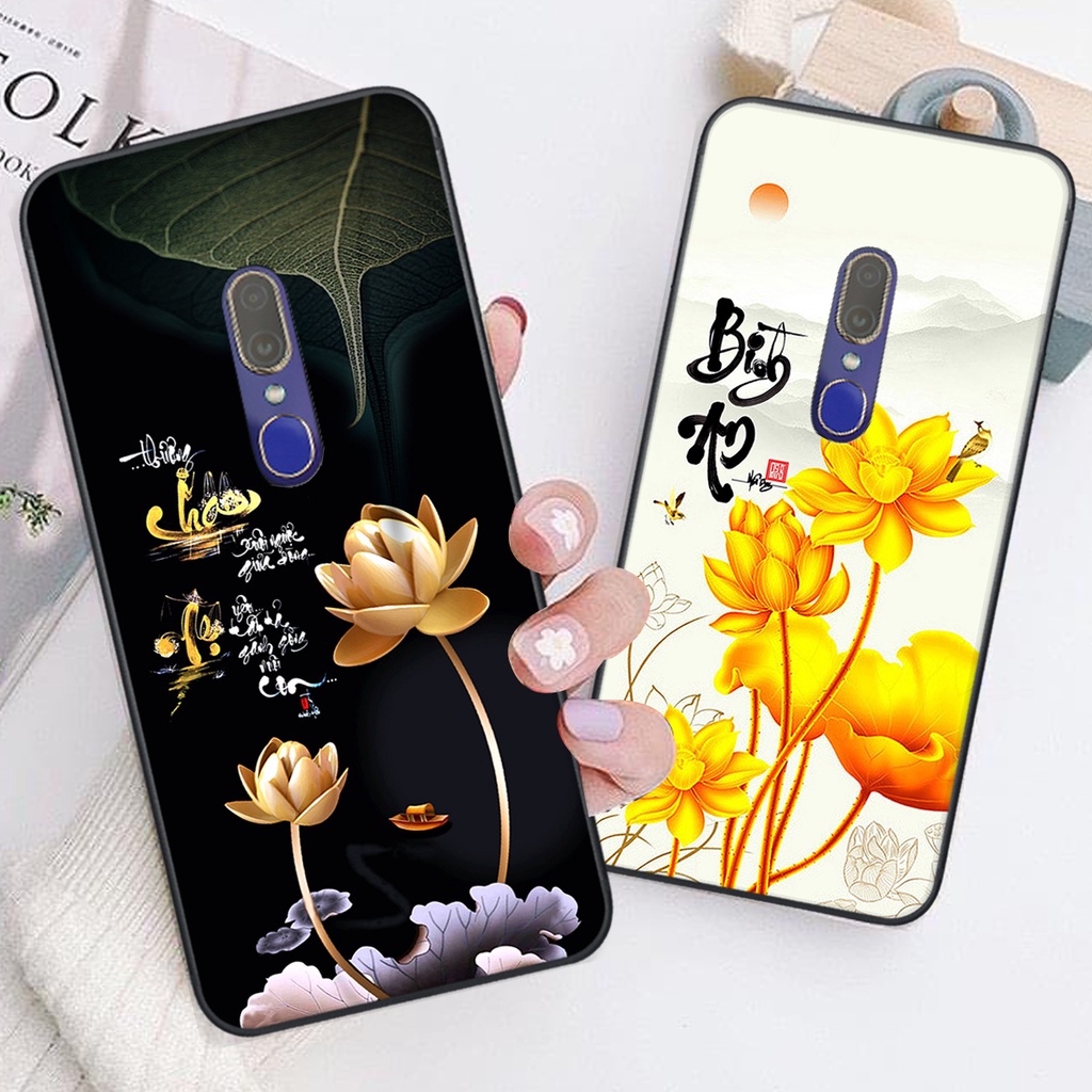 Ốp lưng Oppo F11 in hình chữ tài chữ lộc, Cha Mẹ, bình an SIÊU ĐẸP