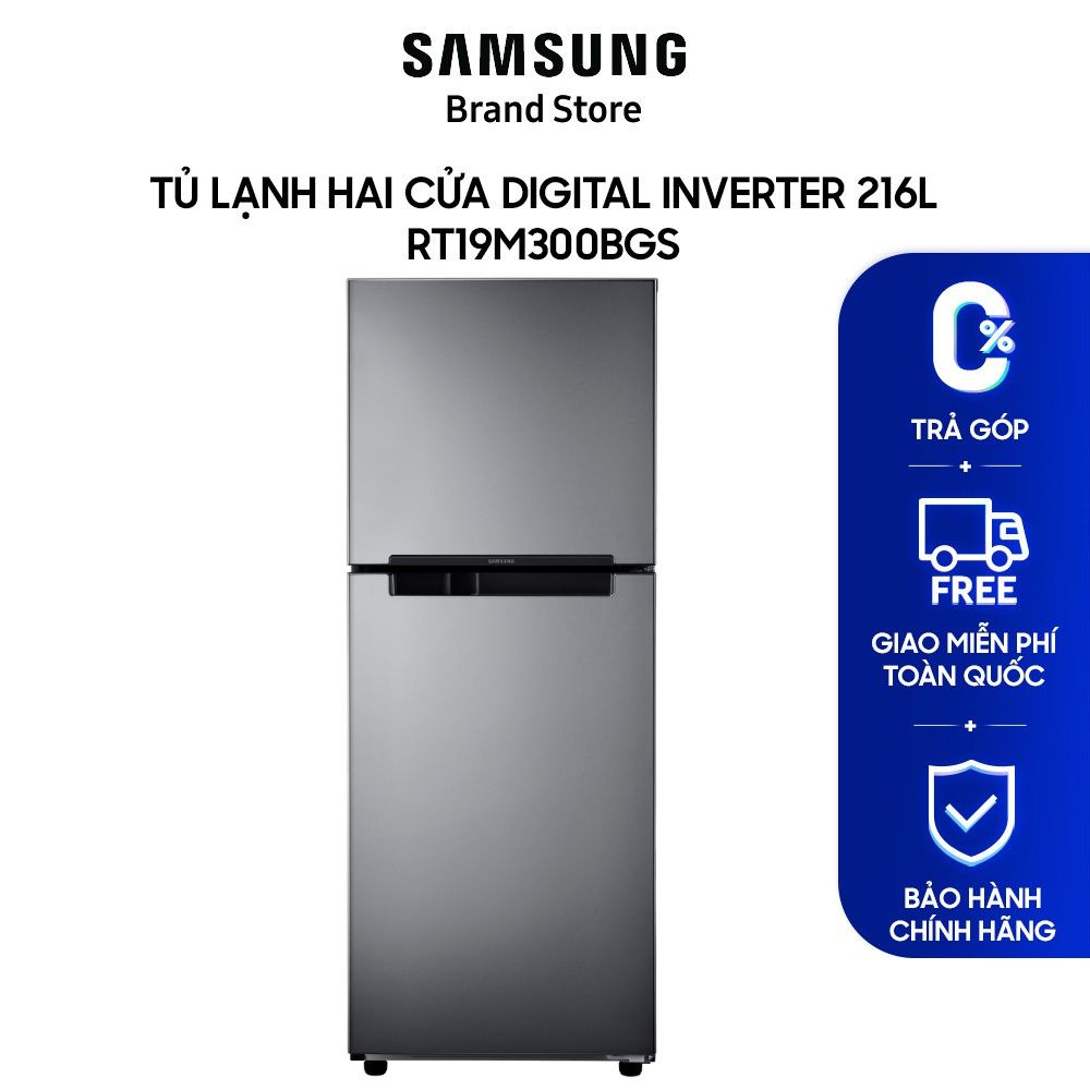Tủ lạnh hai cửa Samsung Digital Inverter 216L RT19M300BGS