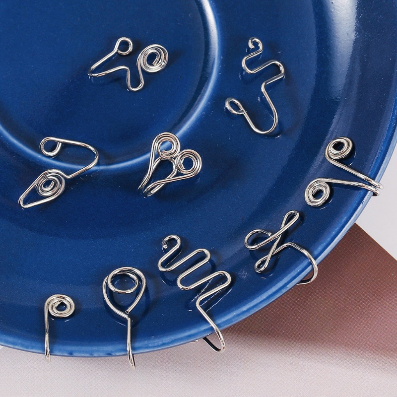 Set 9 Khuyên Mũi Giả Thời Trang Cho Nữ