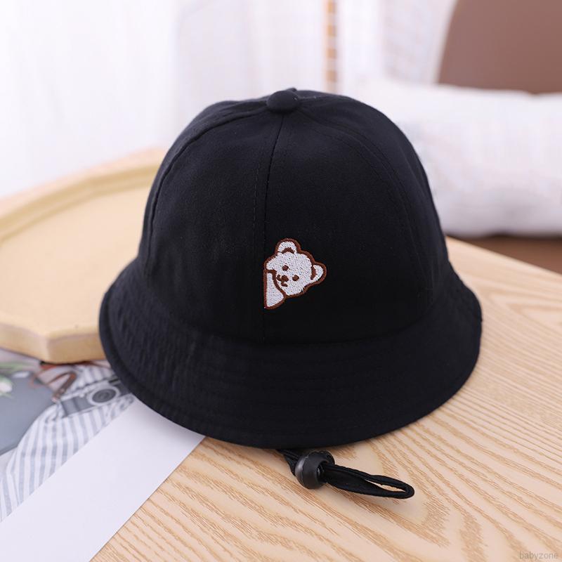 Nón Tai Bèo Thêu Hình Hoạt Hình Đáng Yêu Cho Bé
