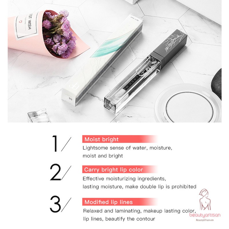 [Hàng mới về] Son bóng dạng lỏng trong suốt dưỡng ẩm nuôi dưỡng da môi | BigBuy360 - bigbuy360.vn