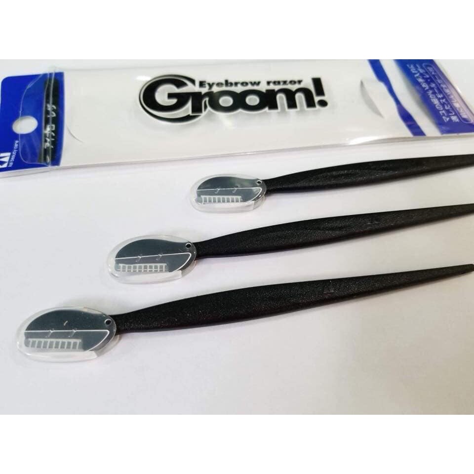 Bộ 3 cây dao cạo mày KAI GROOM EYEBROW RAZOR NHẬT BẢN