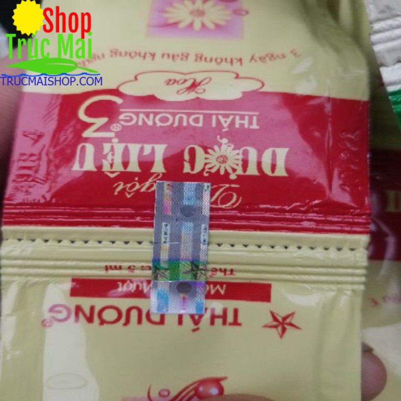 Dầu gội dược liệu Thái Dương 3 Hương nước hoa - dạng gói 1 dây 10 gói