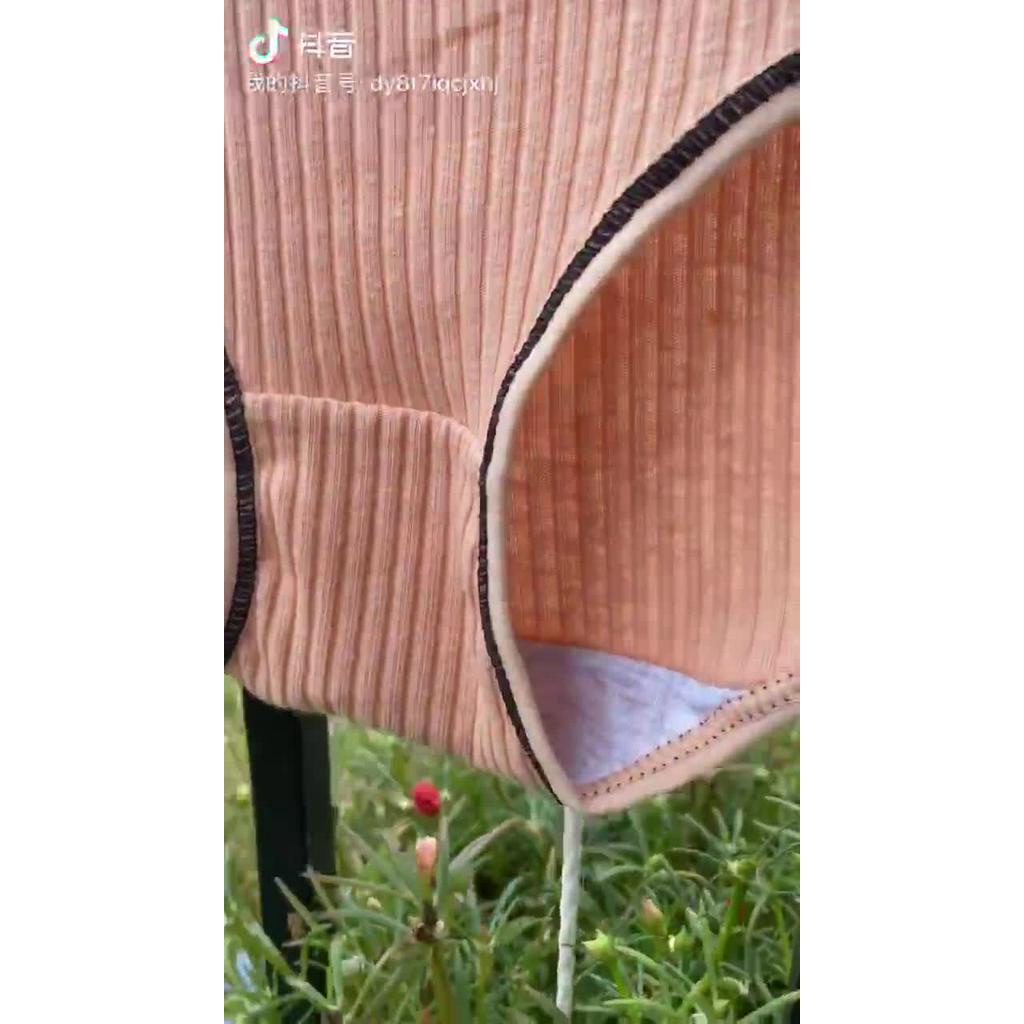 Quần lót nữ, quần mặc trong váy cotton co dãn mềm mịn, kháng khuẩn gân nơ size M-L-XL | BigBuy360 - bigbuy360.vn