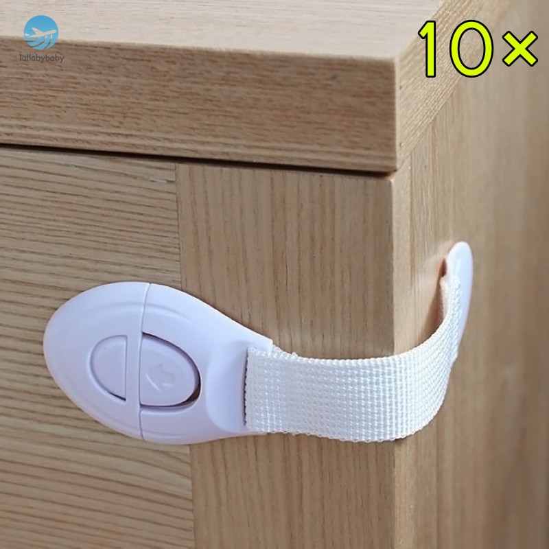 Set 10 Khóa Nhựa An Toàn Cho Bé