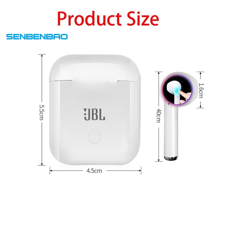 Tai nghe bluetooth i12 Không Dây Bluetooth 5.1 chất lượng âm thanh trầm tuyệt vời tích hợp micro