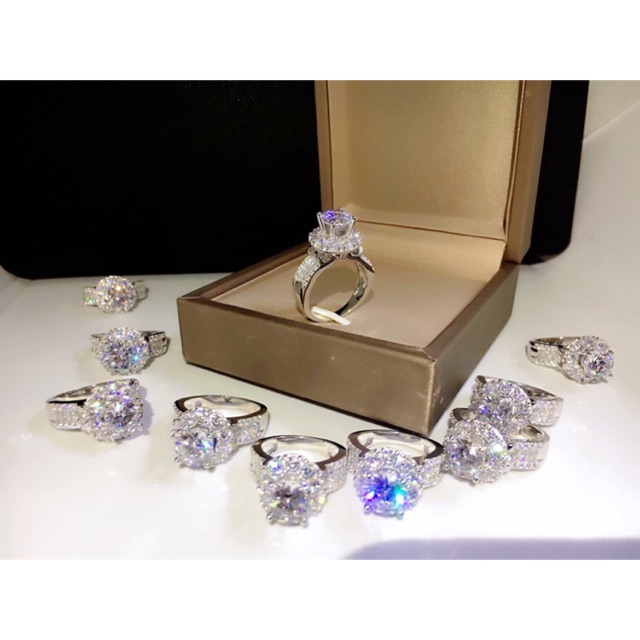 ✨✨✨Nhẫn bạc cao cấp xi kim