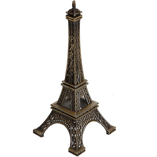 Mô Hình Tháp Eiffel Bằng Kim Loại 15cm Dùng Để Trang Trí Nhà Cửa