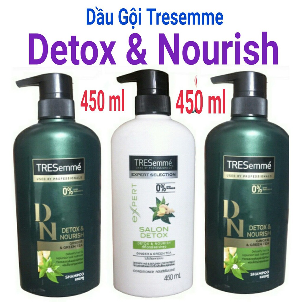 Dầu gội Tresemme Detox &amp; Nourish Thái Lan