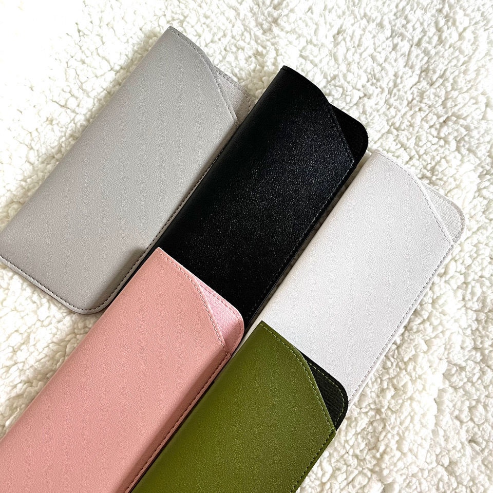 Túi Da Pu Mềm Đựng Mắt Kính Nhỏ Gọn Đơn Giản