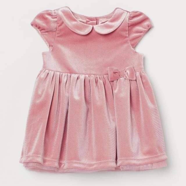 Váy Nhung Bé Gái H&M