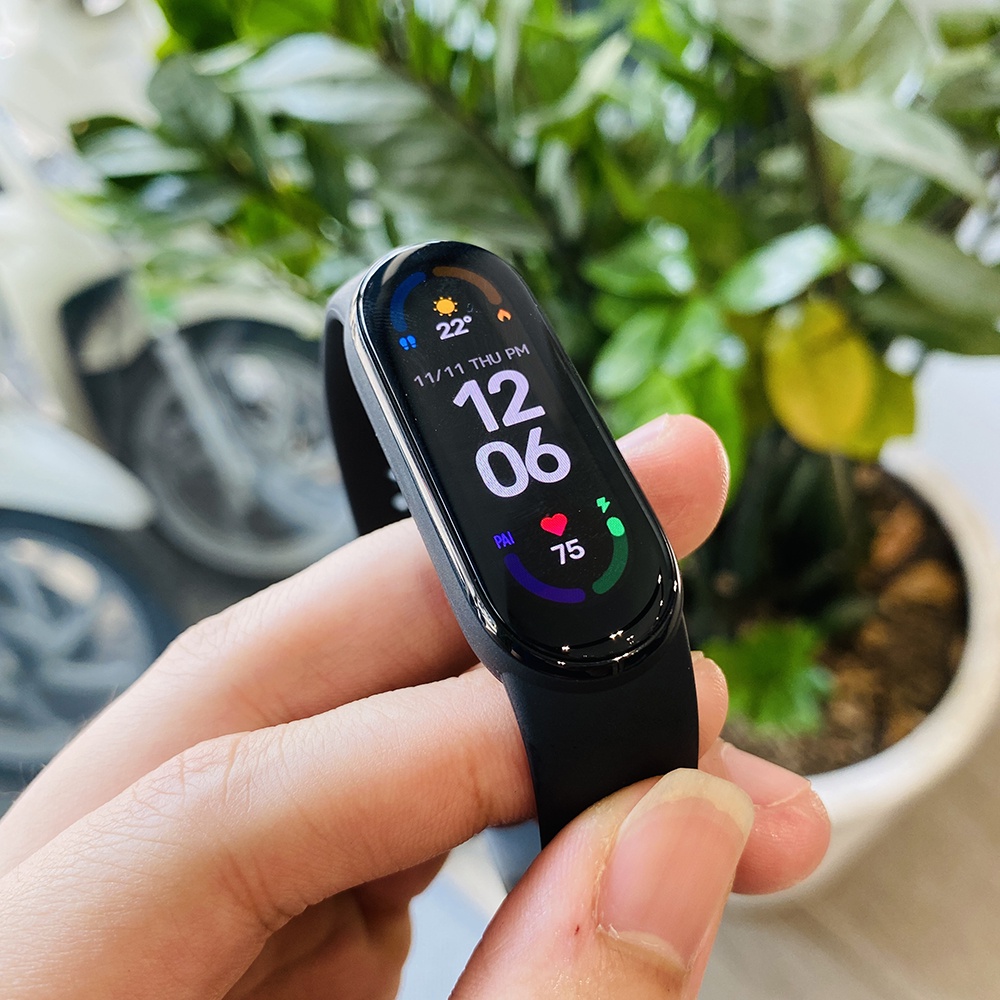 Đồng hồ thông minh, vòng tay thông minh Xiaomi Mi Band 6 bản quốc tế (có Tiếng Việt) - Fullbox BH 12 tháng