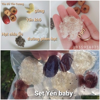 Set Yến baby kèm đồ chưng kèm