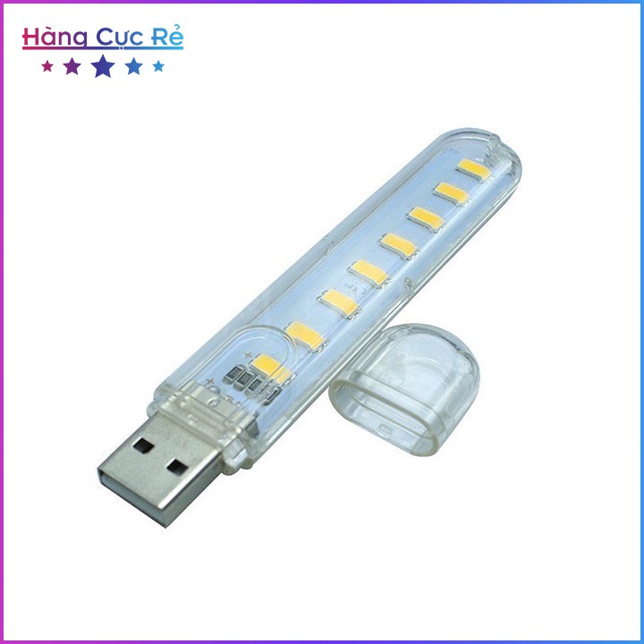 Bộ 4 Đèn USB 8 bóng LED Freeship Đèn đêm thế hệ mới siêu sáng - Shop Hàng Cực Rẻ